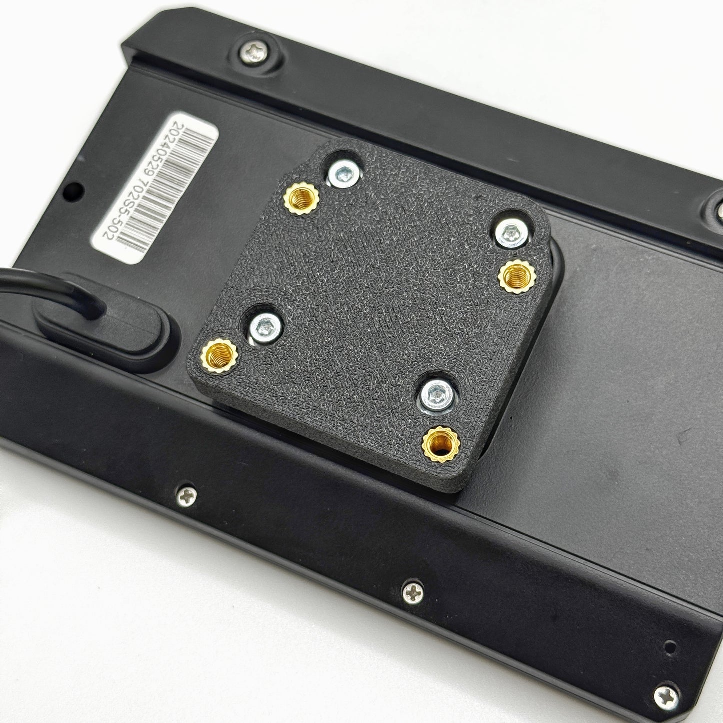 Adapterplatte für Carpuride 502 / 702 (PRO) – AMPS 38x30 mm – Motorrad Navi-Halterung