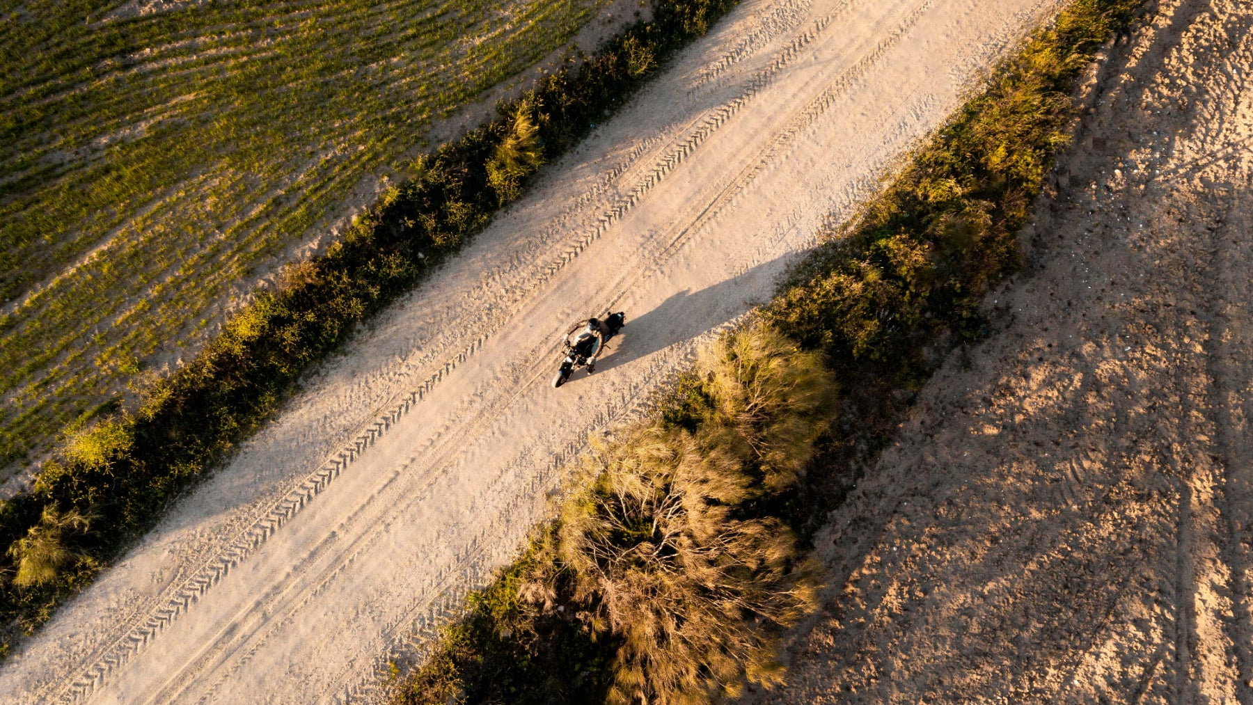 Hintergrund Motorradfahrer