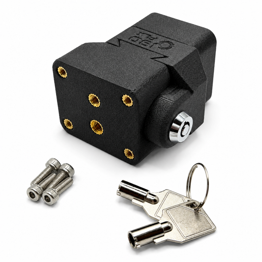 Abschließbare AMPS Halterung – abschließbarer Navi-Adapter, stabil und vibrationsfest. Für viele Motorräder geeignet. Durchmesser wählbar.
