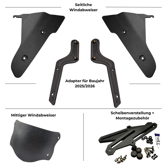 Yamaha Tenere 700 2025 / 2026 - Scheibenverstellung