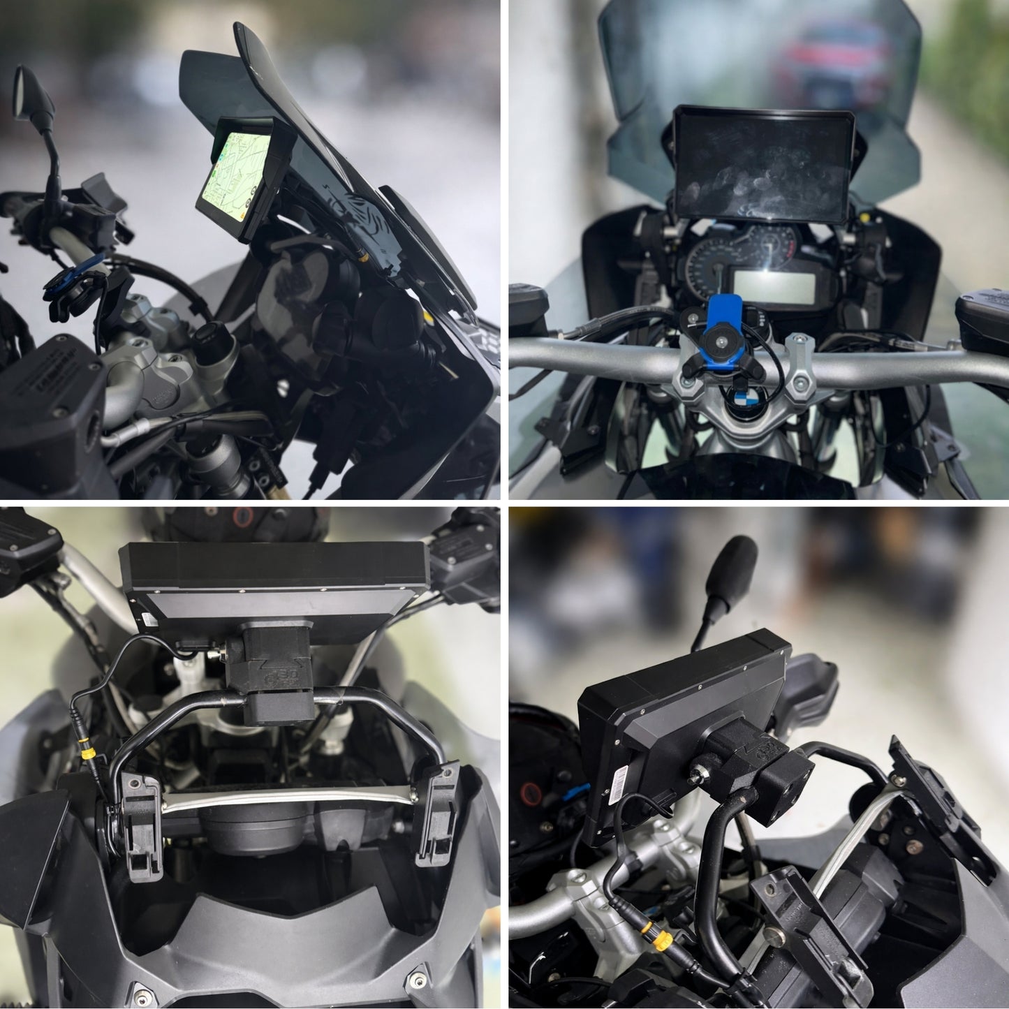 Carpuride 502 / 702 (PRO) Halterung Yamaha Tenere 700 & BMW R1200 GS – Navi Adapter 12mm abschließbar & stabil