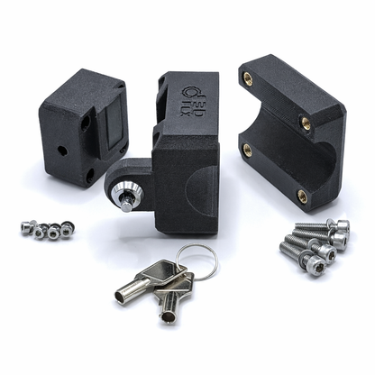 Carpuride 502 / 702 (PRO) Halterung – abschließbarer Navi-Adapter, stabil und vibrationsfest. Für viele Motorräder geeignet. Durchmesser wählbar.