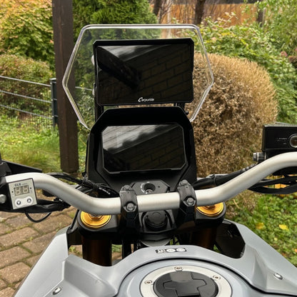 Carpuride 502 / 702 (PRO) Halterung – abschließbarer Navi-Adapter, stabil und vibrationsfest. Für viele Motorräder geeignet. Durchmesser wählbar.