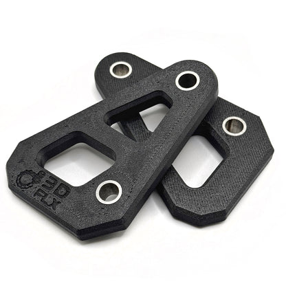 CarryPlate – Gepäckhalter-Platte für Yamaha Tenere 700 | ersetzt Soziusfußrasten