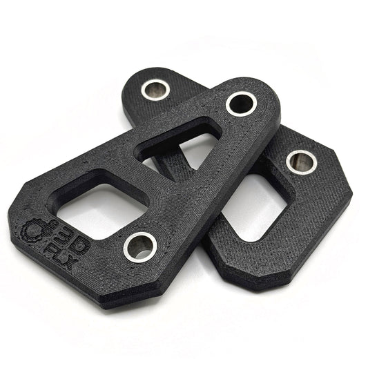 CarryPlate – Gepäckhalter-Platte für Yamaha Tenere 700 | ersetzt Soziusfußrasten