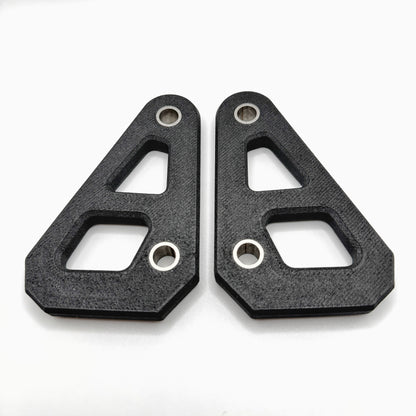 CarryPlate – Gepäckhalter-Platte für Yamaha Tenere 700 | ersetzt Soziusfußrasten