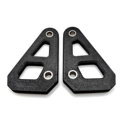 CarryPlate – Gepäckhalter-Platte für Yamaha Tenere 700 | ersetzt Soziusfußrasten