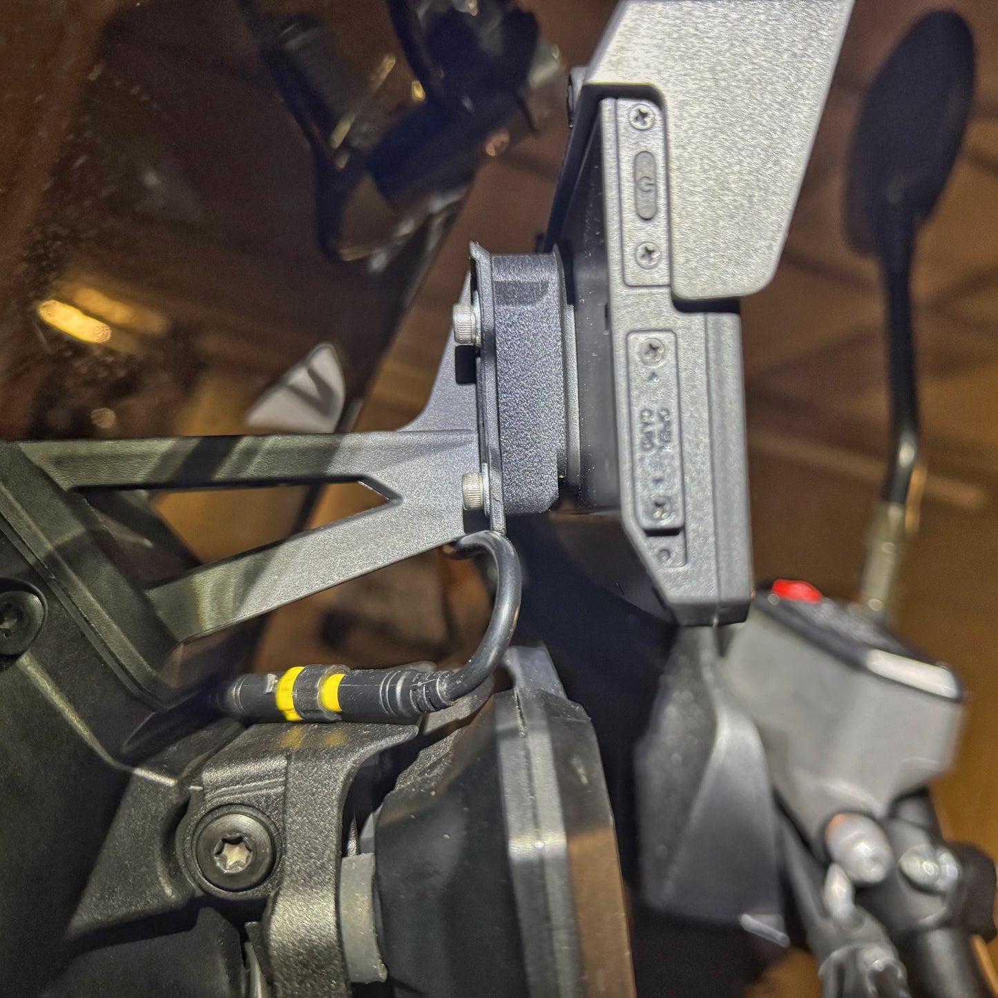 Adapterplatte für Carpuride 502 / 702 (PRO) – AMPS 38x30 mm – Motorrad Navi-Halterung