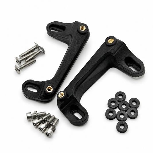 Scheibenwinkel-Adapter / Windshield Spacer – Yamaha Ténéré 700 – Platz für Navi & Roadbook